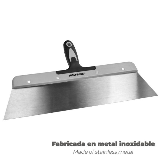 Espatula Acero 380 mm, Mango TPR al por Mayor | Almacén de Ferretería