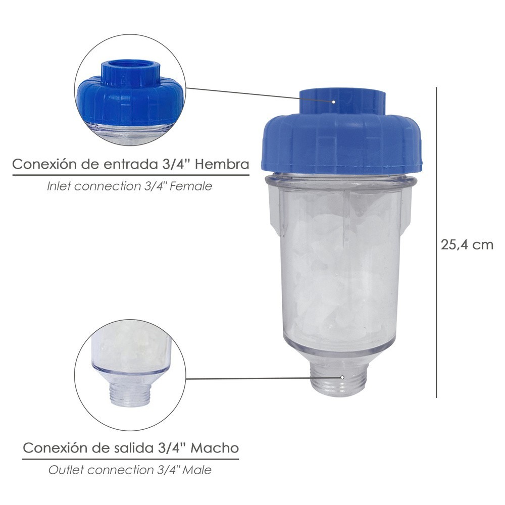 Filtro Agua Para Lavadora Directo De Polifosfato USO DOMESTICO al por Mayor | Almacén de Ferretería