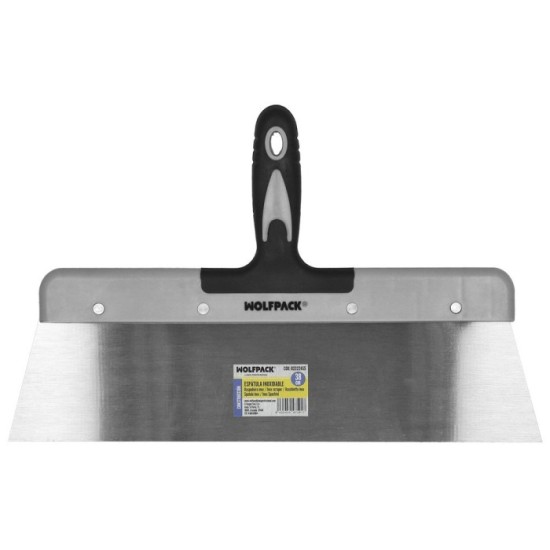 Espatula Acero 380 mm, Mango TPR al por Mayor | Almacén de Ferretería