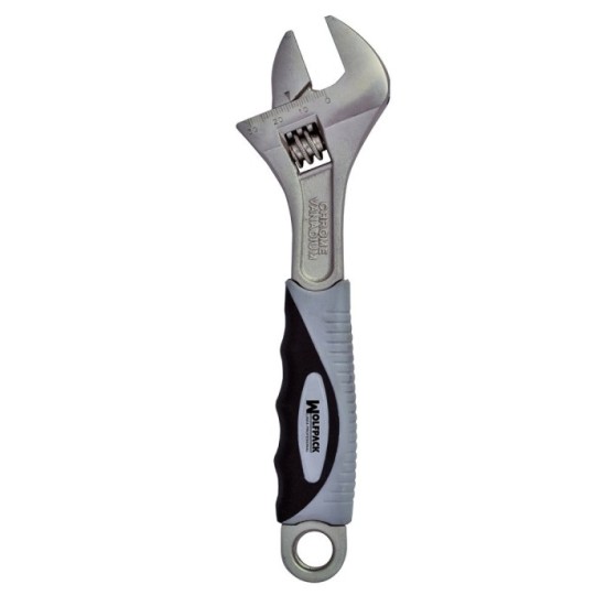 Llave Ajustable Plus Moleta 12" al por Mayor | Almacén de Ferretería