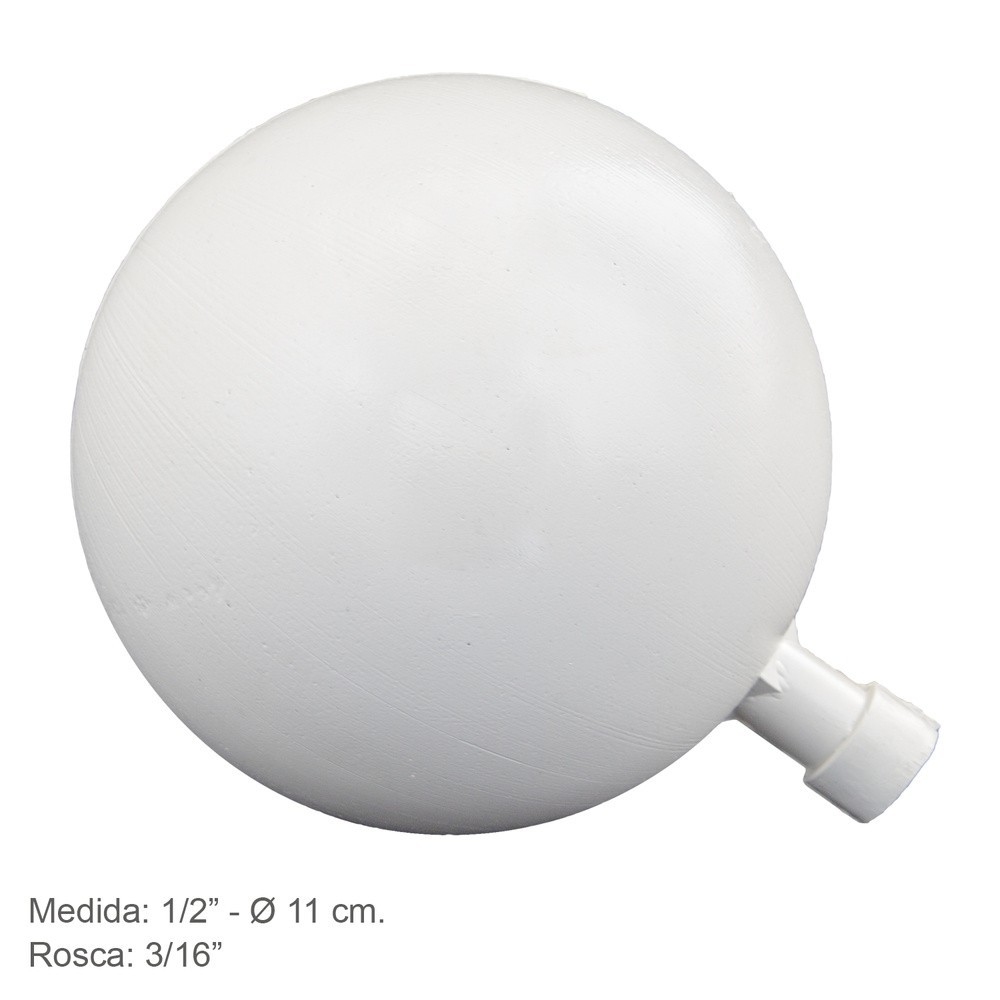 Boya Plastico 1/2" x11 Ø cm, Rosca 3/16" al por Mayor | Almacén de Ferretería