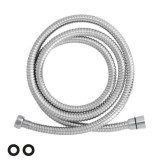 Flexo / Manguera Ducha Extensible Acero Inoxidable 1,7 a 2 Metros Accesorios de Latón, Flexible, Resistente a Torceduras, al por