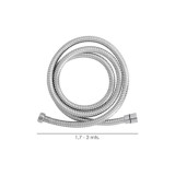 Flexo / Manguera Ducha Extensible Acero Inoxidable 1,7 a 2 Metros Accesorios de Latón, Flexible, Resistente a Torceduras, al por