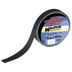 Cinta Antideslizante Negra 15 m, x 50 mm, Uso Doméstico