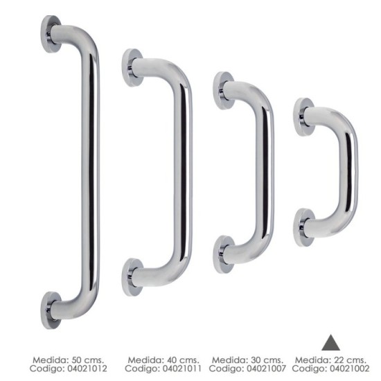 Agarre Ducha Maurer Cromo Brillo Ø 32 mm, Longitud 22 cm, al por Mayor | Almacén de Ferretería