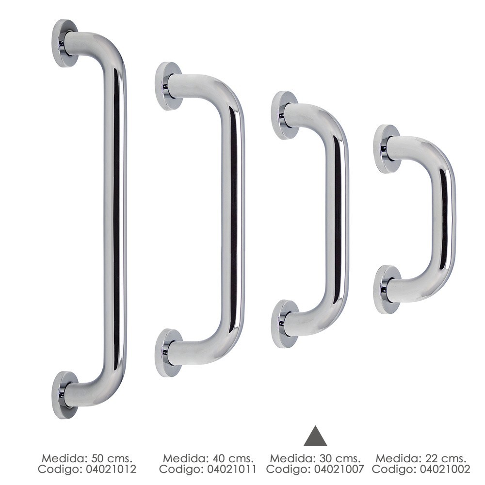 Agarre Ducha Maurer Cromo Brillo Ø 32 mm, Longitud 30 cm, al por Mayor | Almacén de Ferretería