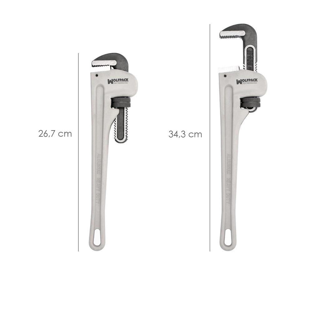 Llave Stillson Heavy Duty Aluminio 12" Llave Para Tubos, Llave Plomeria, Llave Para Tuberias, Llave Grifa, al por Mayor | Almacé