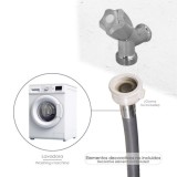 Grifo Lavadora Sencillo Entrada 1/2" - Salida 3/4" Grifo Lavadora, Grifo Lavavajillas, Grifo De Paso al por Mayor | Almacén de F