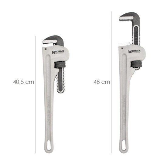 Llave Stillson Heavy Duty Aluminio 18" Llave Para Tubos, Llave Plomeria, Llave Para Tuberias, Llave Grifa, al por Mayor | Almacé