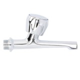 Grifo Fregadero 12 cm- 1/2" Cromo Volante Metal al por Mayor | Almacén de Ferretería