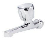 Grifo Fregadero 12 cm- 1/2" Cromo Volante Metal al por Mayor | Almacén de Ferretería