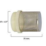 Filtro Inoxidable Para Válvula Retencion    1 1/2" al por Mayor | Almacén de Ferretería