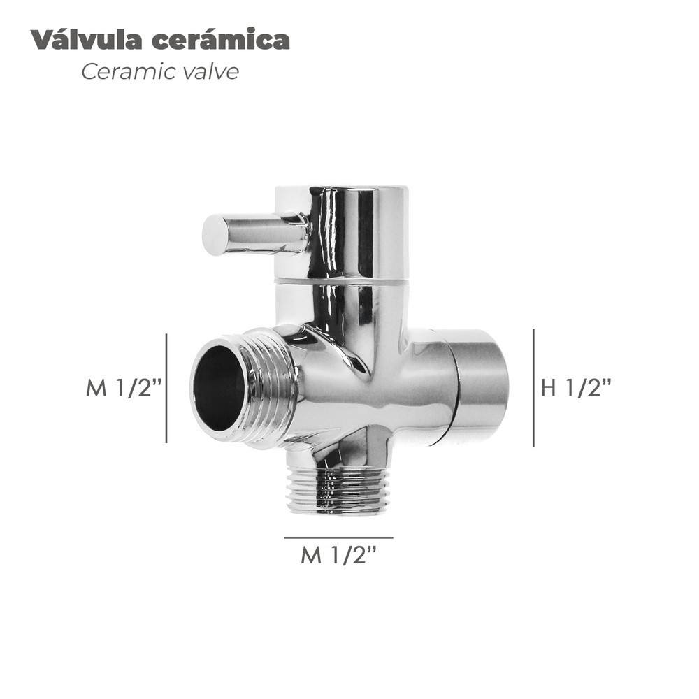 Ducha Bidet WC Con Válvula Cerámica H 1/2"  M 1/2" M 1/2" al por Mayor | Almacén de Ferretería