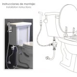 Ducha Bidet WC Con Válvula Cerámica H 1/2"  M 1/2" M 1/2" al por Mayor | Almacén de Ferretería