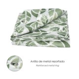 Cortina Ducha Hojas Verdes 180x200 cm, Impermeable al por Mayor | Almacén de Ferretería