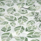 Cortina Ducha Hojas Verdes 180x200 cm, Impermeable al por Mayor | Almacén de Ferretería