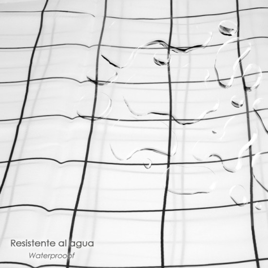 Cortina Ducha Cuadros 180x200 cm, Impermeable al por Mayor | Almacén de Ferretería