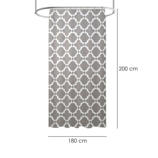 Cortina Ducha Vintage 180x200 cm, Impermeable al por Mayor | Almacén de Ferretería