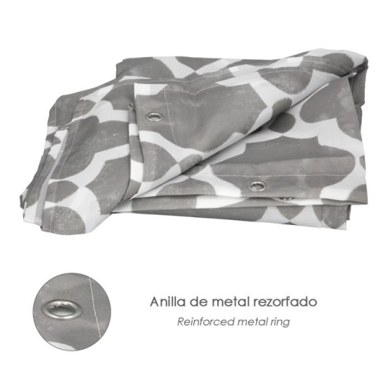 Cortina Ducha Vintage 180x200 cm, Impermeable al por Mayor | Almacén de Ferretería