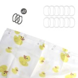 Cortina Ducha Patitos 180x200 cm, Impermeable al por Mayor | Almacén de Ferretería