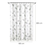 Cortina Ducha Tela Hojas 180 x 200 cm, Cortina baño, Cortina Tela Impermeable Con Anillas al por Mayor | Almacén de Ferretería
