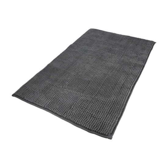 Alfombra Baño Poliéster Chenilla 50x80 cm, Gris, al por Mayor | Almacén de Ferretería