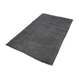 Alfombra Baño Poliéster Chenilla 50x80 cm, Gris, al por Mayor | Almacén de Ferretería