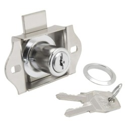 Cerradura Mueble Para Cajon 301/55 mm, Cromada