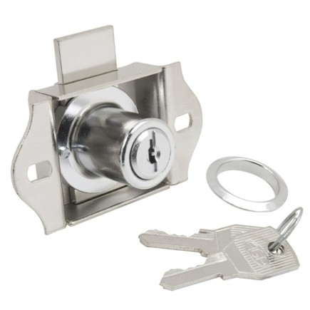 Cerradura Mueble Para Cajon 301/55 mm, Cromada