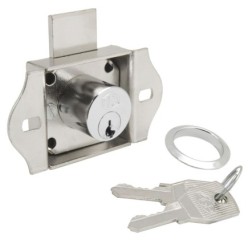 Cerradura Mueble Para Cajon 101/18 mm, Laton