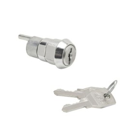 Cerradura Mueble Para Cajon Llave Excentrica  336 mm, Cromada