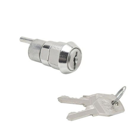 Cerradura Mueble Para Cajon Llave Excentrica  336 mm, Cromada