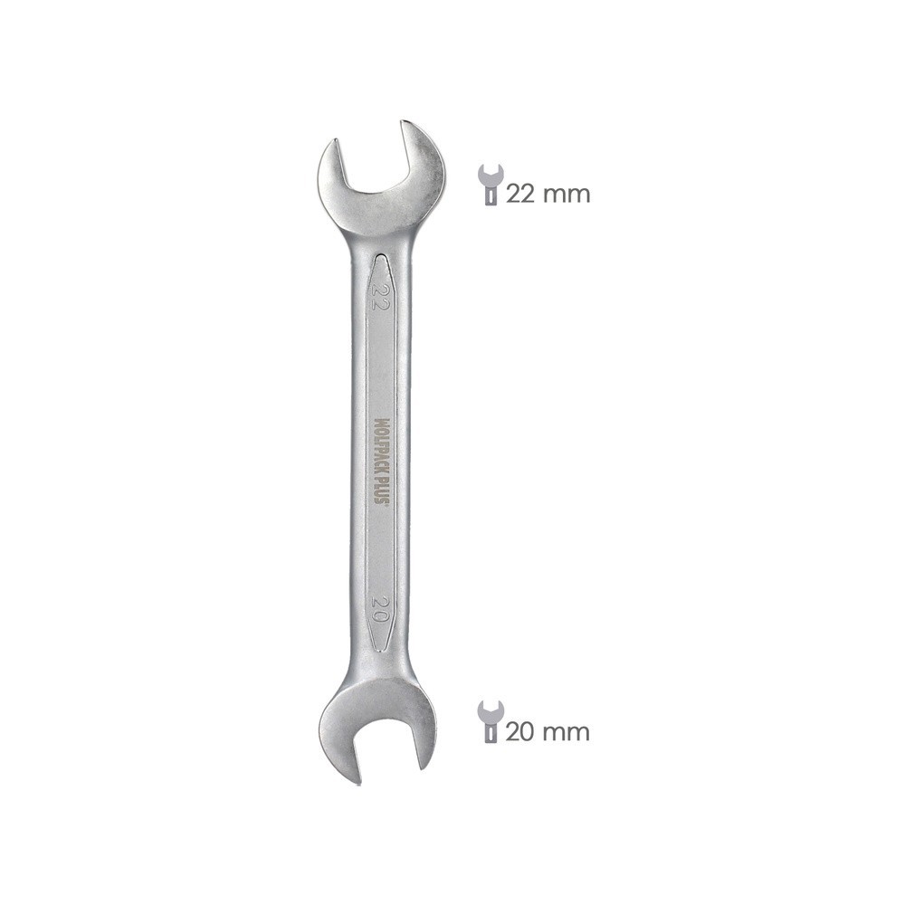Llave Fija Plus Acero Cromo Vanadio 20x22 DIN 3110, Llaves Fijas Dobles al por Mayor | Almacén de Ferretería