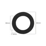 Junta Plana Ancha 1 1/2" 30 x 44,5 x 2,5 Mm Bolsa 100 Unidades al por Mayor | Almacén de Ferretería