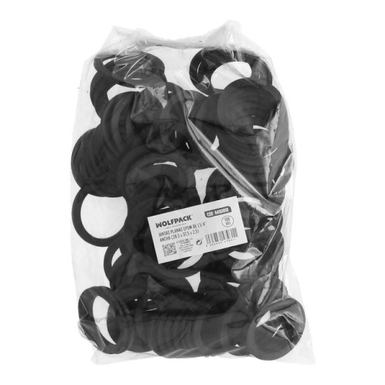 Junta Plana Ancha 1 1/4"  28,5 x 37,5 x 2,5 Mm Bolsa 100 Unidades al por Mayor | Almacén de Ferretería