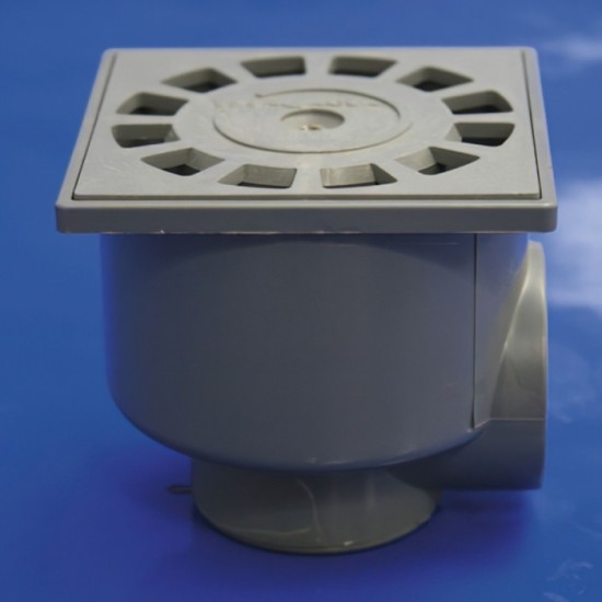 Sumidero Sifónico PVC T-87  10x10  50-40 V-H al por Mayor | Almacén de Ferretería