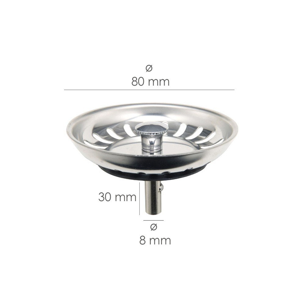 Tapon Valvula Cesta Para Fregadero, Inoxidable T-93bm-115 1 1/2 al por Mayor | Almacén de Ferretería