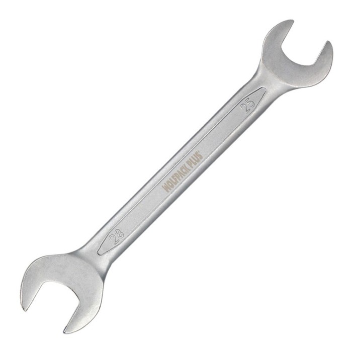Llave Fija Plus Acero Cromo Vanadio 25x28 DIN 3110, Llaves Fijas Dobles al por Mayor | Almacén de Ferretería