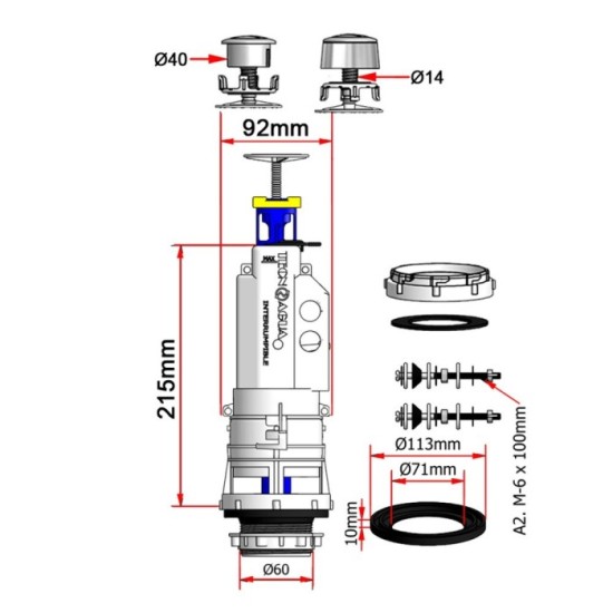 Descargador de Cisterna Universal T-281 N Descarga Interrumpible al por Mayor | Almacén de Ferretería