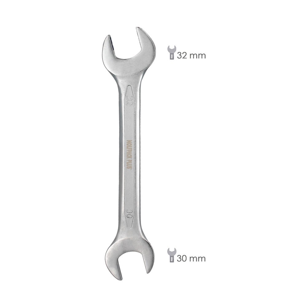 Llave Fija Plus Acero Cromo Vanadio 30x32 DIN 3110, Llaves Fijas Dobles al por Mayor | Almacén de Ferretería