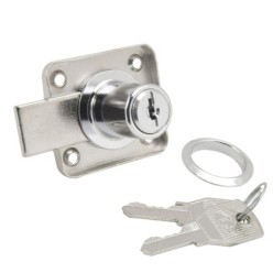Cerradura Mueble Para Armario 362/25 mm, Cromado