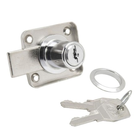 Cerradura Mueble Para Armario 362/25 mm, Cromado