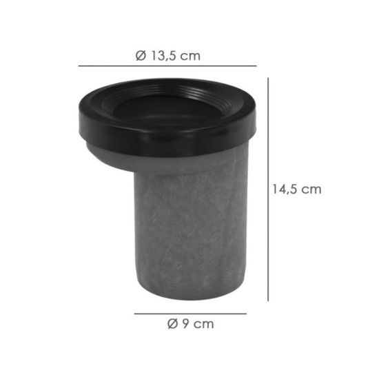 Manguito Inodoro Pvc Excentrico 90 Mm al por Mayor | Almacén de Ferretería