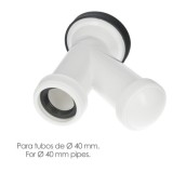 Sifon y Griega Con Valvula y Tapon 1-1/2"  Salida De Ø 40 mm, al por Mayor | Almacén de Ferretería
