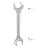 Llave Fija Plus Acero Cromo Vanadio 36x41 DIN 3110, Llaves Fijas Dobles al por Mayor | Almacén de Ferretería