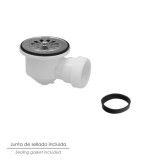 Valvula Plato Ducha 1 1/2" Salida Ø 40Mm Sifónica al por Mayor | Almacén de Ferretería