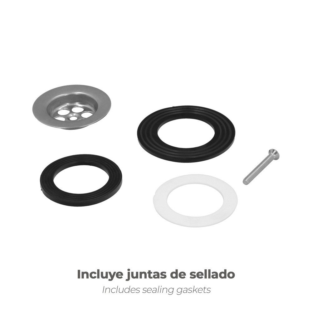 Sifon Bañera Con Rebosadero Salida Orientable1 1/2 al por Mayor | Almacén de Ferretería