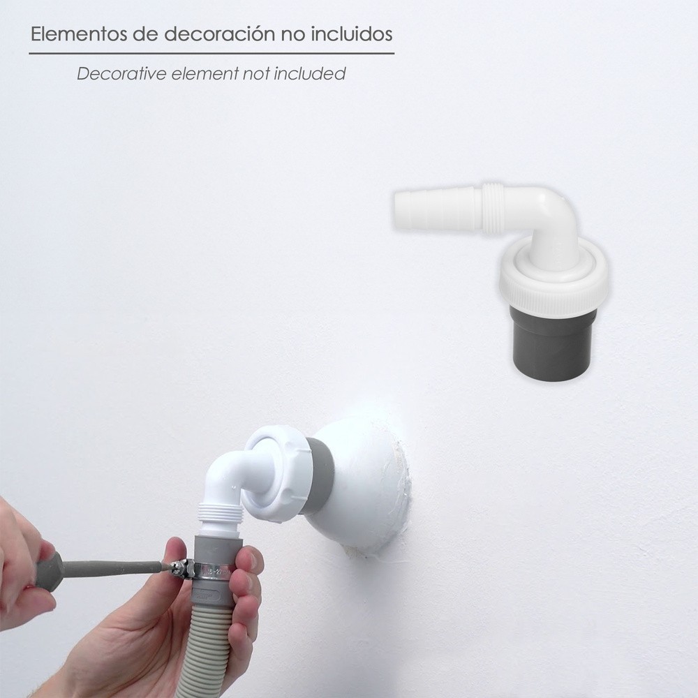 Conexion Macho PVC Toma Lavadora / Lavavajillas al por Mayor | Almacén de Ferretería