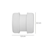 Manguito Reparador Desagues / Tubos Hembra - Hembra  1-1/2" al por Mayor | Almacén de Ferretería