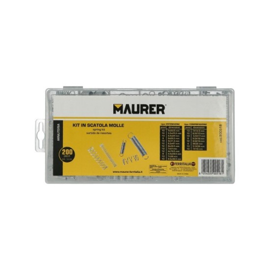 Kit Maletin 200 Muelles Compresión / Extensión Con Caja De Almacenamiento, Para Todo Tipo De Herramientas y Equipos al por Mayor